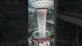 Where to go for the BEST view of the rain vortex in the Jewel at Singapore Changi Airport!
