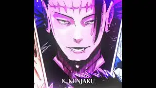 Top 11 strongest characters in Jujutsu Kaisen #amv #edit #4k #manga #alightmotion #shorts