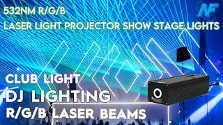532nm R/G/B Laser Light Projector Module Art Show Stage Lights