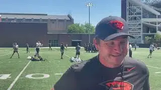 Oregon State Football Head Coach Jonathan Smith (August 8, 2023)