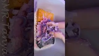 ASMR Mushy Sponge Squeezing #mushysoap #spongesqueezing #soakedsoap