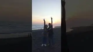 Senja Di Pantai Cangkring Bantul
