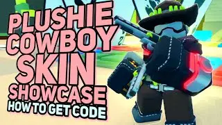 Plushie Cowboy Skin Showcase & How to get Code | Tower Defense Simulator