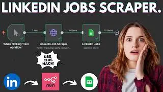 How to EASILY Scrape LinkedIn Jobs in Minutes Using N8N!
