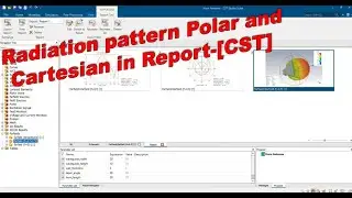 Antenna Radiation Pattern Polar and Cartesian in Report-[CST]