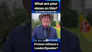 What are your views on this protest by Students for Work Permit Extension?