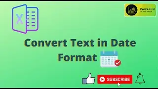 How to Convert Text to Date Format in Excel (Hindi)