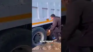 Dagestani man pulls out a semi-truck in minutes🤯🔥🚛