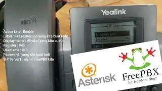 Setting IP Phone Yealink SIP T30 dengan FreePBX server | VoIP | Free