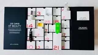 Net-a-Porter Beauty Advent Calendar Unboxing 2021