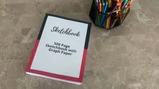 500 Page Sketchbook with Graph Paper