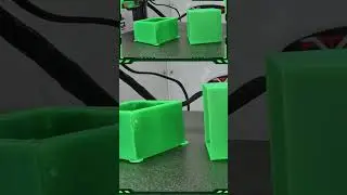 klipper pressure advance test and test cube finished printing 
