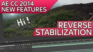 After Effects Tutorial: Reverse Stabilization