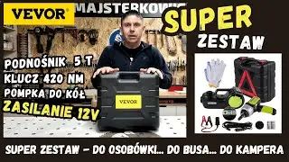 Amazing VEVOR suitcase - Your helper on the go | LIFT 5T, WRENCH 420NM PUMP 150PSI - 12V