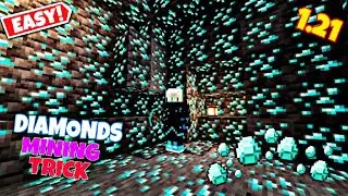 How To Find 💎Diamond's In Minecraft Pe 1.21+ 😍 || Minecraft main diamond's kaise dhunde easily