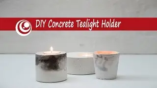 DIY Concrete - Cement Tealight Holder
