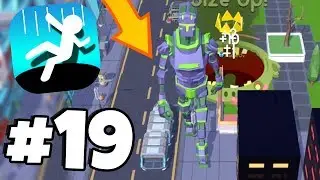 *MUST SEE* New FUTURE CITY Map & GIANT ROBOTS!! - Hole.io Gameplay Part 19