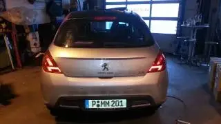 Car Wrapping Peugeot 308 Full Carbon Violet