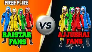 Raistar fans vs Ajjubhai fans custom challenge | hard room challenge on freefire #ajjubhai#raistar