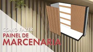 PAINEL RIPADO | COMO FAZER PAINEL DE MARCENARIA?