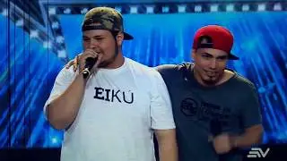 Eikú and Kasper Surprise the Judges on Ecuador Tiene Talento - (Venezuelans Amaze the Judges on TV)