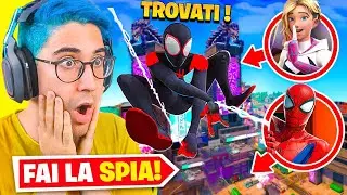 NON FARTI TROVARE da MILES MORALES nel NASCONDINO CON LA SPIA su FORTNITE !