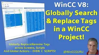 Globally Search & Replace Tags in WinCC! 🤯#winccGURU