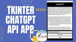 Tkinter ChatGPT API APP