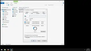 Windows 10: How to View Used/Free Space on Hard Drive