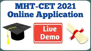 MHT-CET online application form Live Demo | How to fill CET Application online