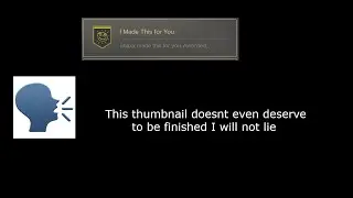 Yapping over gameplay of getting a 50 medal