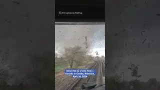 Tornado strikes train in Nebraska