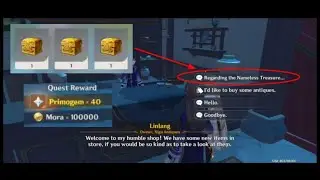 All 3 Nameless Treasure location and it's Trade location | Genshin impact
