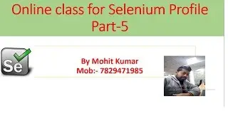 What is Explicit Wait|Implicit wait|Fluent wait  Online core java Selenium Class part-5
