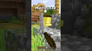 minecraft, mas tocar o sino multiplica itens