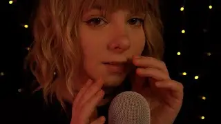ASMR | extra clicky, close up, breathy & cupped Whispering you to Sleep - blue yeti, rain, ramble