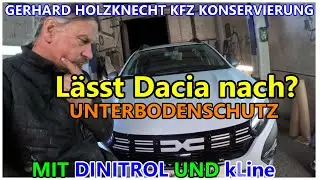 Lässt Dacia nach? Unterbodenschutz mit Dinitrol