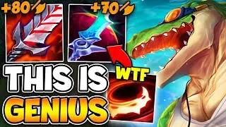 THIS RAW DAMAGE RENEKTON BUILD IS ACTUALLY GENIUS! (150 AD FROM TWO ITEMS)