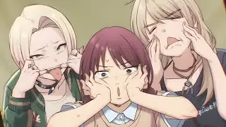 【GIRLS BAND CRY】Nina and Momoka meet Mine and Kyouko again