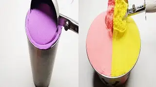 Comfortable Sand Sound scooping and cutting Kinetic Sand ASMR 008