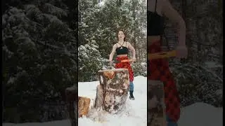 Как ПРАВИЛЬНО рубить дрова колуном Вихрь