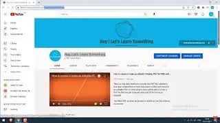How to change your YouTube channel name & custome URL in 2022