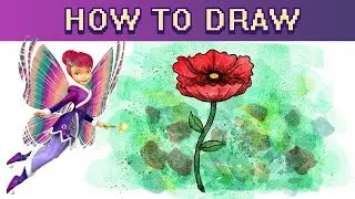 How to Draw a Poppy Flower