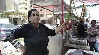 ام محمود اقدم جزارة في المدبح ليا ٢٠ سنه بمارس المهنة أباً عن جد