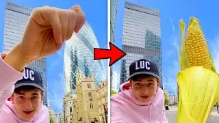 Peel A Building Into A Piece Of Corn | After Effects Tutorial
