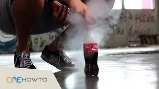 Crazy science experiment: Make a Coca Cola + Butane Rocket