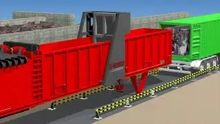 MiSlide™ Horizontal Container Loader Equipment In The Manufacturing Process.