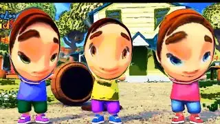 BULGE HEAD - Aramsamsam song| Ram sam sam nursery song | Nursery rhymes for kids - v600002