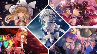Touhou Luna Nights - All Bosses + All Endings