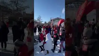 Russians celebrating Orthodox Christmas 2023 #shorts